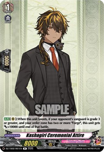 [DZ-TB02/061EN](R) Kashagiri Ceremonial Attire