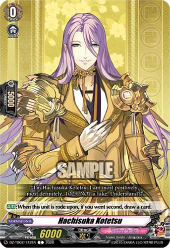 [DZ-TB02/142EN](C) Hachisuka Kotetsu