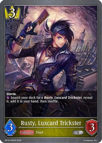[BP16-030EN](S) Rusty, Luxcard Trickster