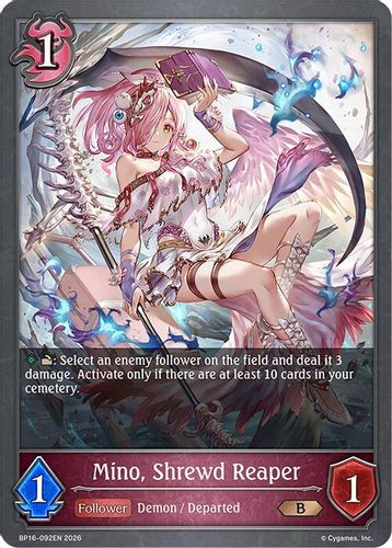 [BP16-092EN](B) Mino, Shrewd Reaper