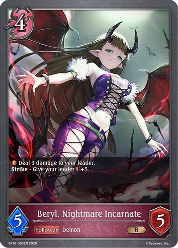 [BP16-093EN](B) Beryl, Nightmare Incarnate