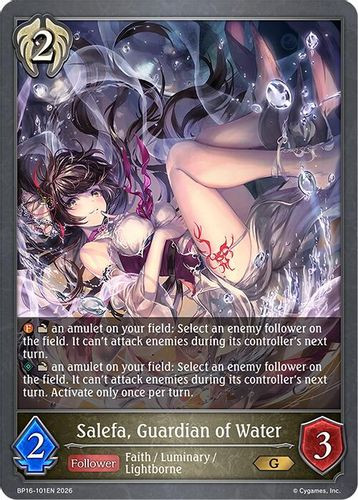 [BP16-101EN](G) Salefa, Guardian of Water