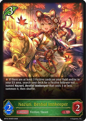 [BP16-004EN](L) Nazuri, Bestial Innkeeper