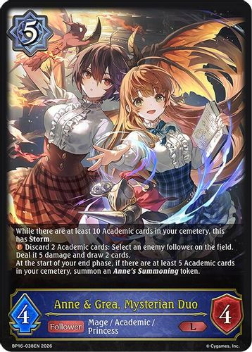 [BP16-038EN](L) Anne & Grea, Mysterian Duo