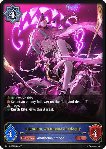 [BP16-039EN](L) Lilanthim, Anathema of Edacity