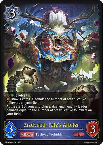 [BP16-041EN](L) Zizdvend, Fate's Arbiter