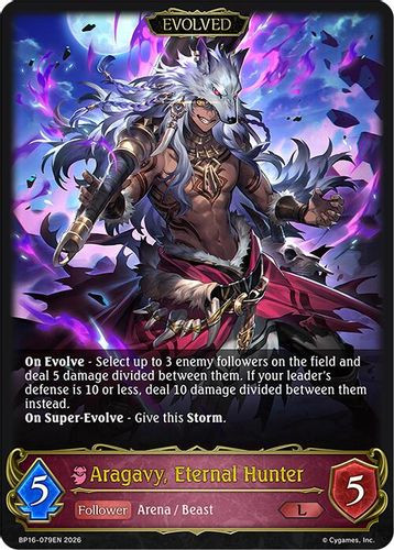 [BP16-079EN](L) Aragavy, Eternal Hunter (Evolved)
