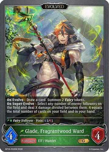 [BP16-P02EN](PG) Glade, Fragrantwood Ward (Evolved) (Premium Foil)