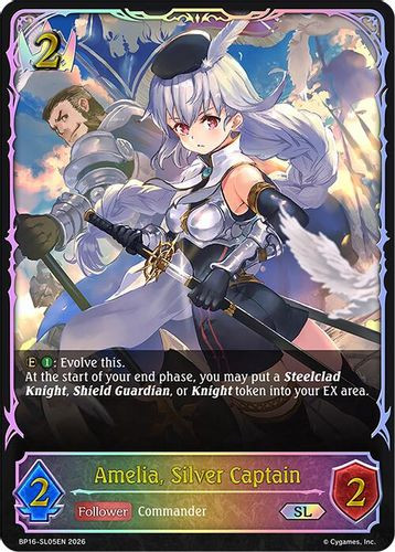 [BP16-SL05EN](SL) Amelia, Silver Captain (Super Legendary)