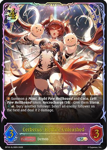 [BP16-SL19EN](SL) Cerberus, Hellfire Unleashed (Super Legendary)