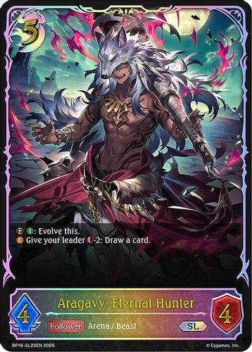 [BP16-SL20EN](SL) Aragavy, Eternal Hunter (Super Legendary)