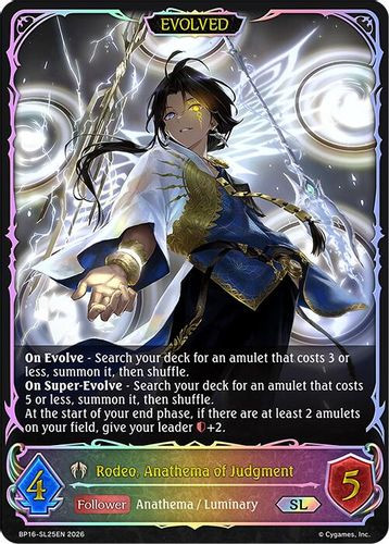 [BP16-SL25EN](SL) Rodeo, Anathema of Judgment (Evolved) (Super Legendary)