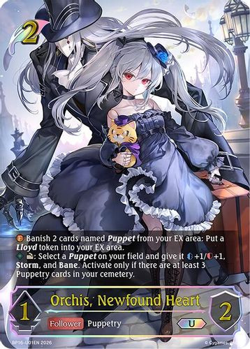 [BP16-U01EN](U) Orchis, Newfound Heart (Ultimate Foil)
