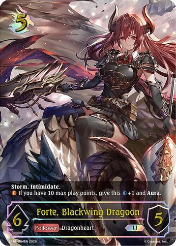[BP16-U04EN](U) Forte, Blackwing Dragoon (Ultimate Foil)