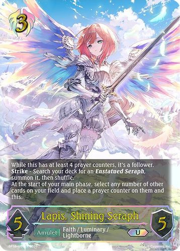 [BP16-U06EN](U) Lapis, Shining Seraph (Ultimate Foil)