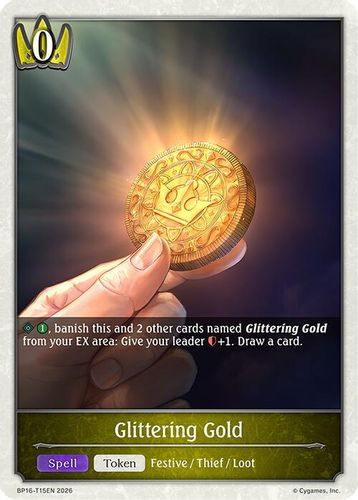 [BP16-T15EN](T) Glittering Gold (Token)