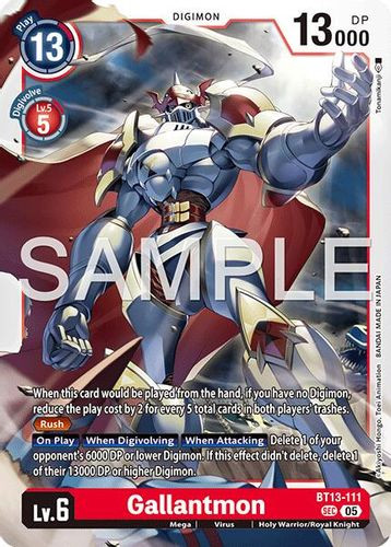 [BT13-111](SEC) Gallantmon (AD01 Reprint) (Foil)