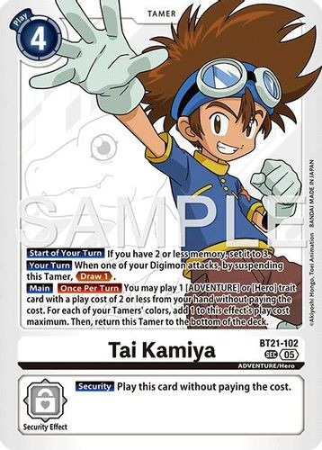 [BT21-102](SEC) Tai Kamiya (AD01 Reprint) (Foil)
