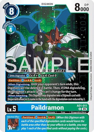 [AD01-011](R) Paildramon (Foil)