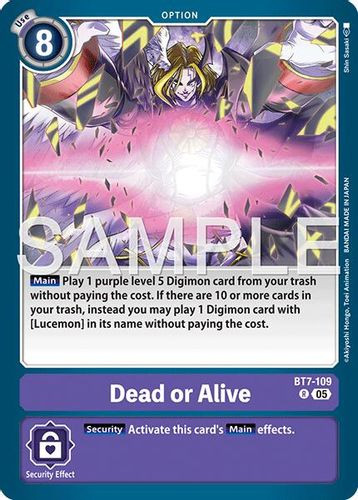 [BT07-109](R) Dead or Alive (AD01 Reprint) (Foil)