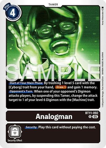 [BT11-092](R) Analogman (AD01 Reprint) (Foil)