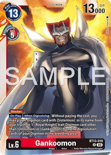 [BT13-019](R) Gankoomon (AD01 Reprint) (Foil)