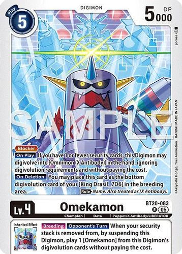 [BT20-083](R) Omekamon (AD01 Reprint) (Foil)