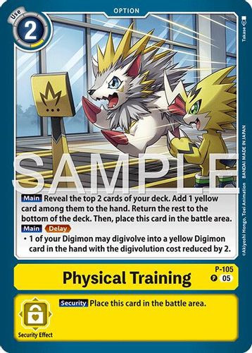 [P-105](P) Physical Training (AD01 Reprint) (Foil)