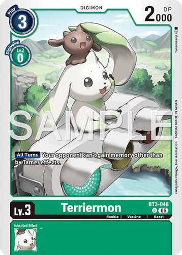 [BT03-046](U) Terriermon (AD01 Reprint) (Foil)