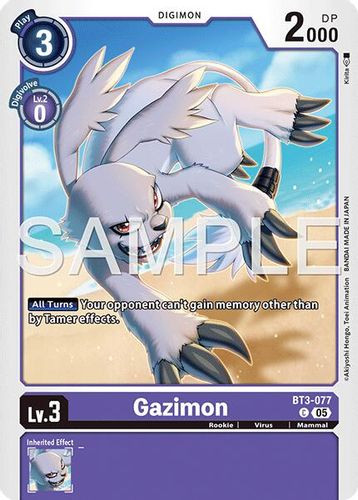 [BT03-077](C) Gazimon (AD01 Reprint) (Foil)