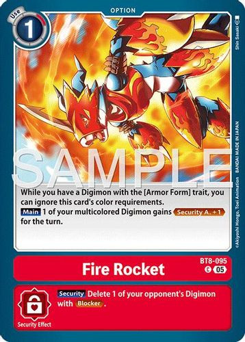 [BT08-095](C) Fire Rocket (AD01 Reprint) (Foil)