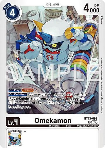 [BT13-093](U) Omekamon (AD01 Reprint) (Foil)
