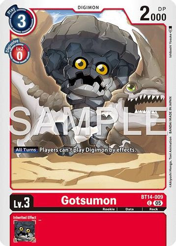 [BT14-009](C) Gotsumon (AD01 Reprint) (Foil)
