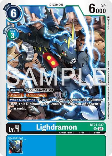 [BT21-037](U) Lighdramon (AD01 Reprint) (Foil)