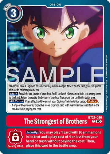 [BT21-090](C) The Strongest of Brothers (AD01 Reprint) (Foil)