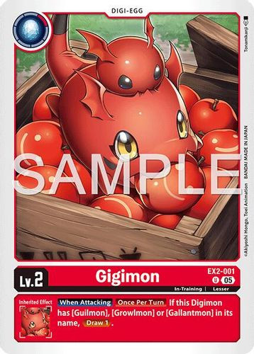 [EX02-001](U) Gigimon (AD01 Reprint) (Foil)