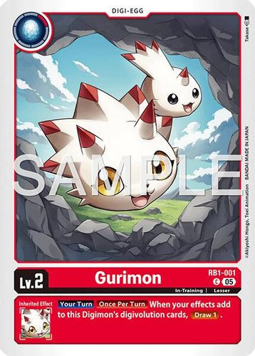 [RB01-001](C) Gurimon (AD01 Reprint) (Foil)