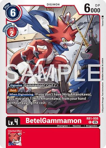 [RB01-008](C) BetelGammamon (AD01 Reprint) (Foil)
