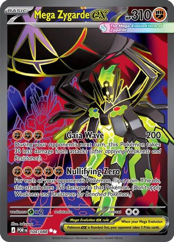 |ME03|[POR-104/088](SRR) Mega Zygarde ex {Holo}