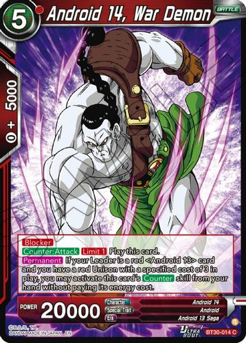 [BT30-014](C) Android 14, War Demon