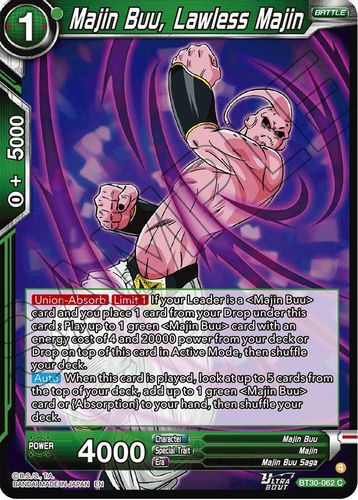 [BT30-062](C) Majin Buu, Lawless Majin