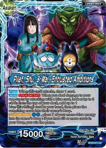 [BT30-017](UC) Pilaf, Shu, & Mai // Pilaf, Shu, & Mai, Entrusted Ambitions (Foil)