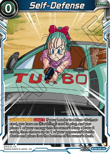 [BT30-040](UC) Self-Defense (Foil)