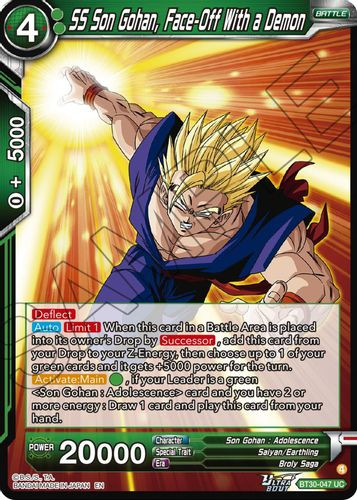[BT30-047](UC) SS Son Gohan, Face-Off With a Demon (Foil)