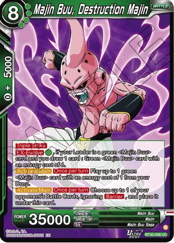[BT30-056](UC) Majin Buu, Destruction Majin (Foil)