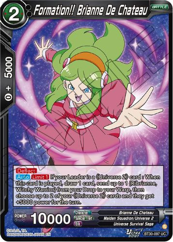 [BT30-097](UC) Formation!! Brianne De Chateau (Foil)