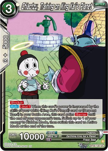 [BT30-120](UC) Chiaotzu, Training on King Kai's Planet (Foil)