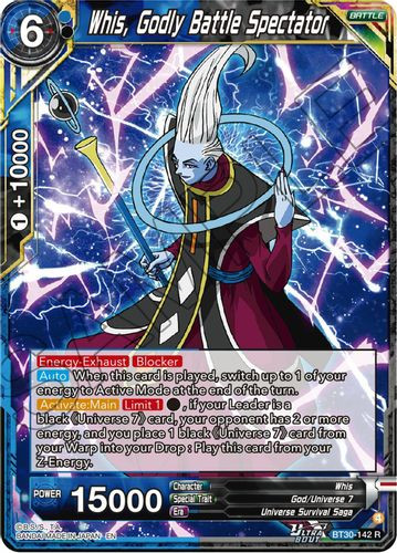 [BT30-142](R) Whis, Godly Battle Spectator (Foil)