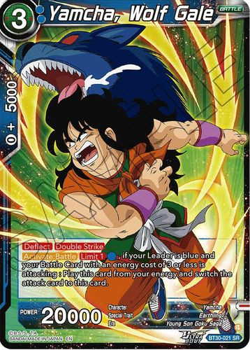 [BT30-021](SR) Yamcha, Wolf Gale (Foil)