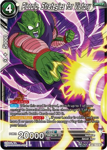 [BT30-113](SR) Piccolo, Strategies for Victory (Foil)